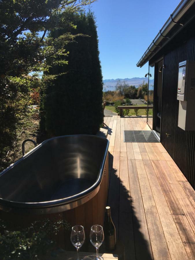 Black Beech House With Stunning Outdoor Bath Lake Tekapo Esterno foto